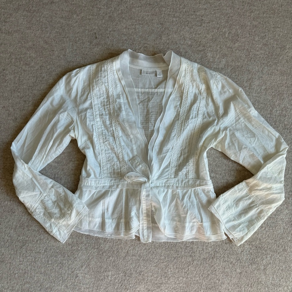 White Lightweight Cardigan